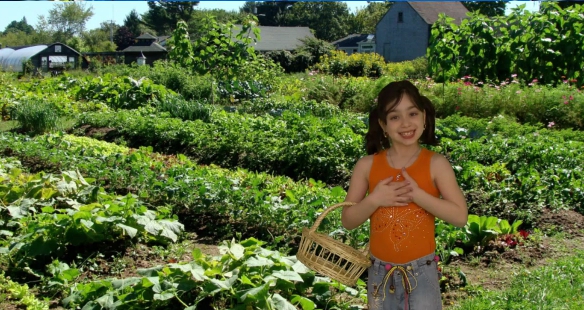 Girl at the farm