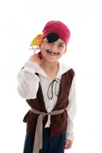 Acting Pirate boy